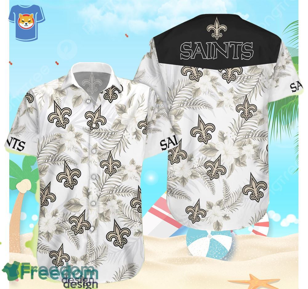 New Orleans Saints Football Floral Aloha Beach Gift Hawaiian Shirt For Men And Women New Orleans Saints Football Floral Aloha Beach Gift Hawaiian Shirt For Men And Women