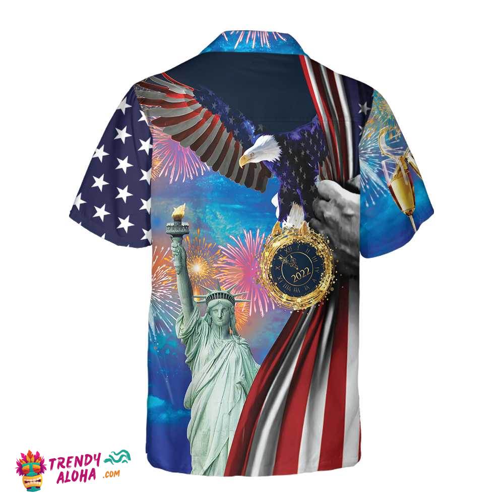 New Year New America Hawaiian Shirt, Happy New Year’s Eve Shirt For Men And Women