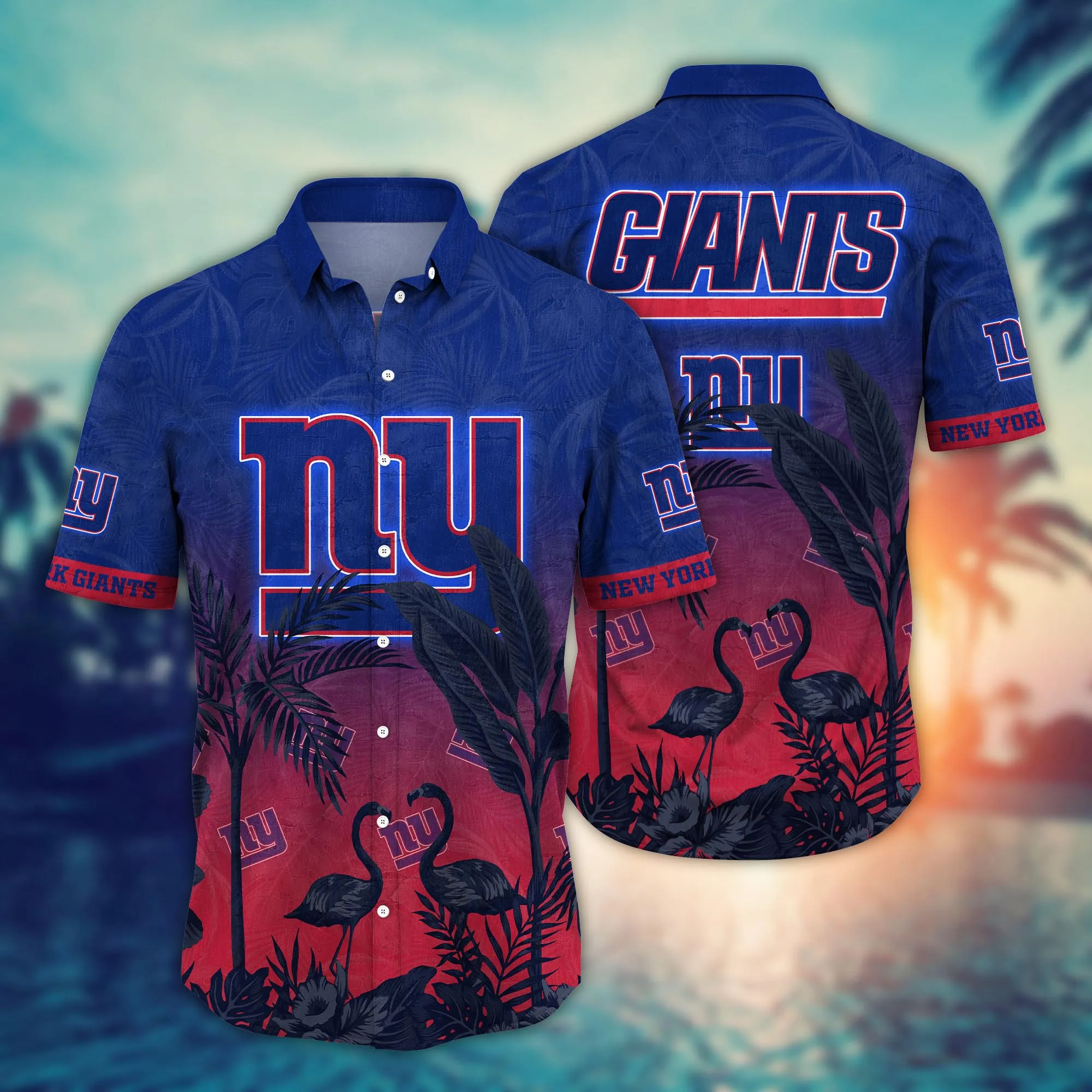 New York Giants NFL Hawaiian Shirt Augusttime Aloha Shirt
