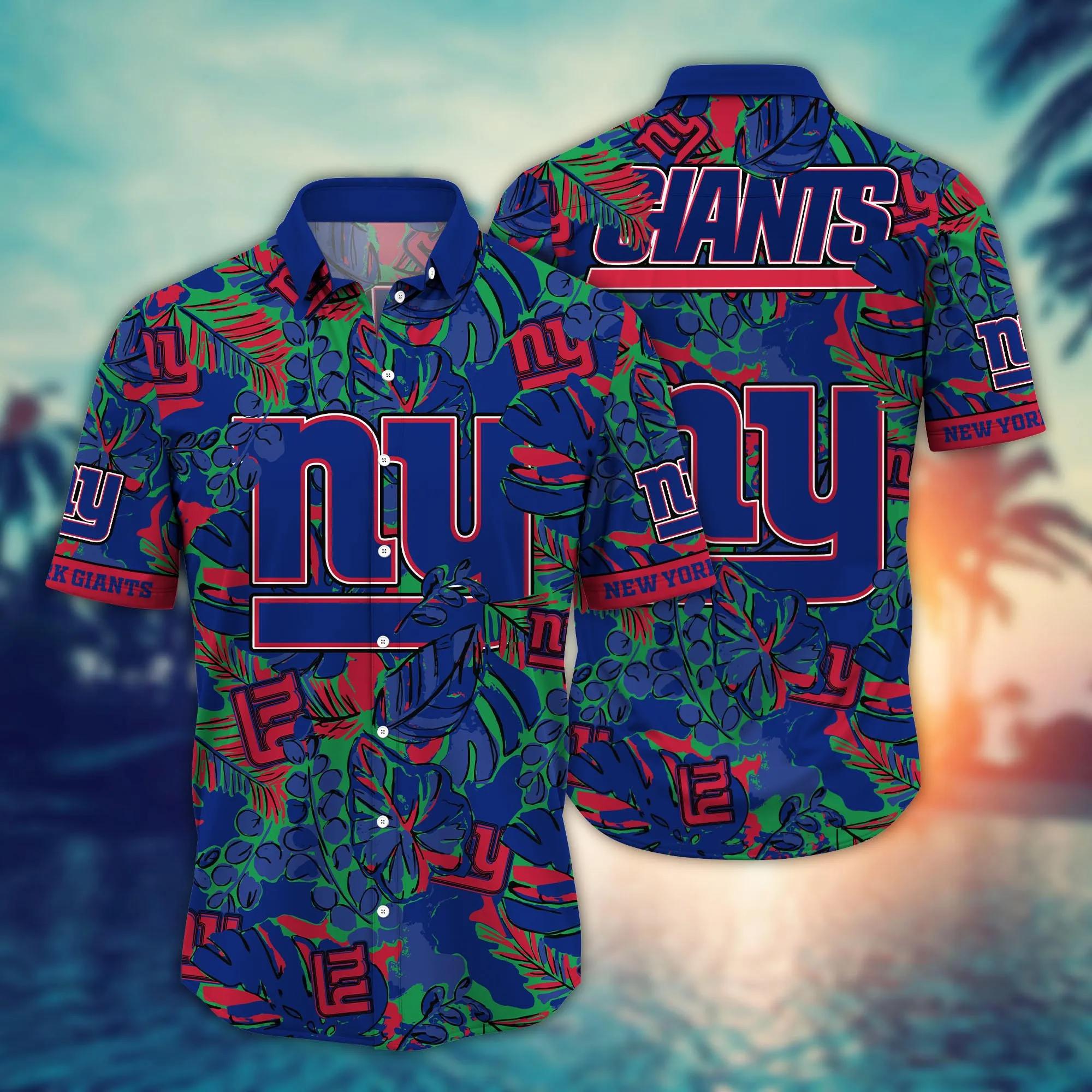 New York Giants NFL Hawaiian Shirt June The Beautiful Game Shirts