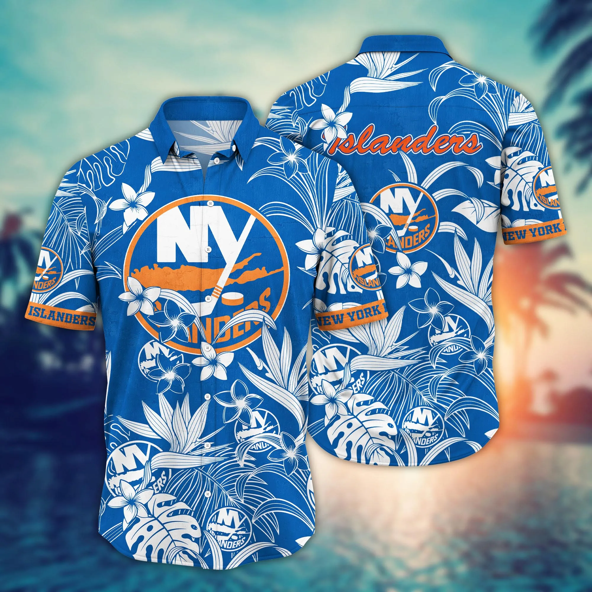 New York Islanders NHL Hawaiian Shirt Balmy Aloha Shirt New York Islanders NHL Hawaiian Shirt Balmy Aloha Shirt