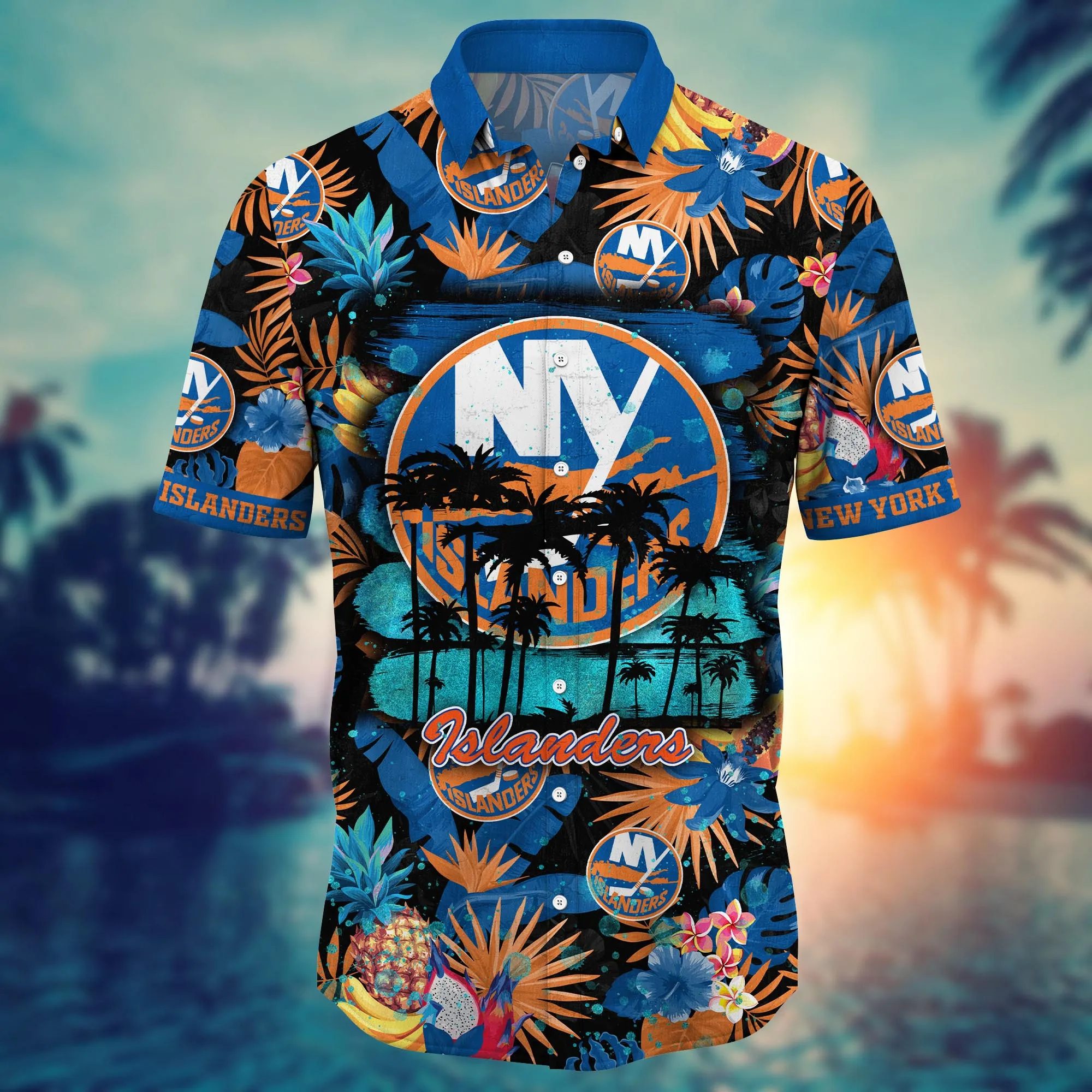 New York Islanders NHL Hawaiian Shirt Hikingtime Aloha Shirt