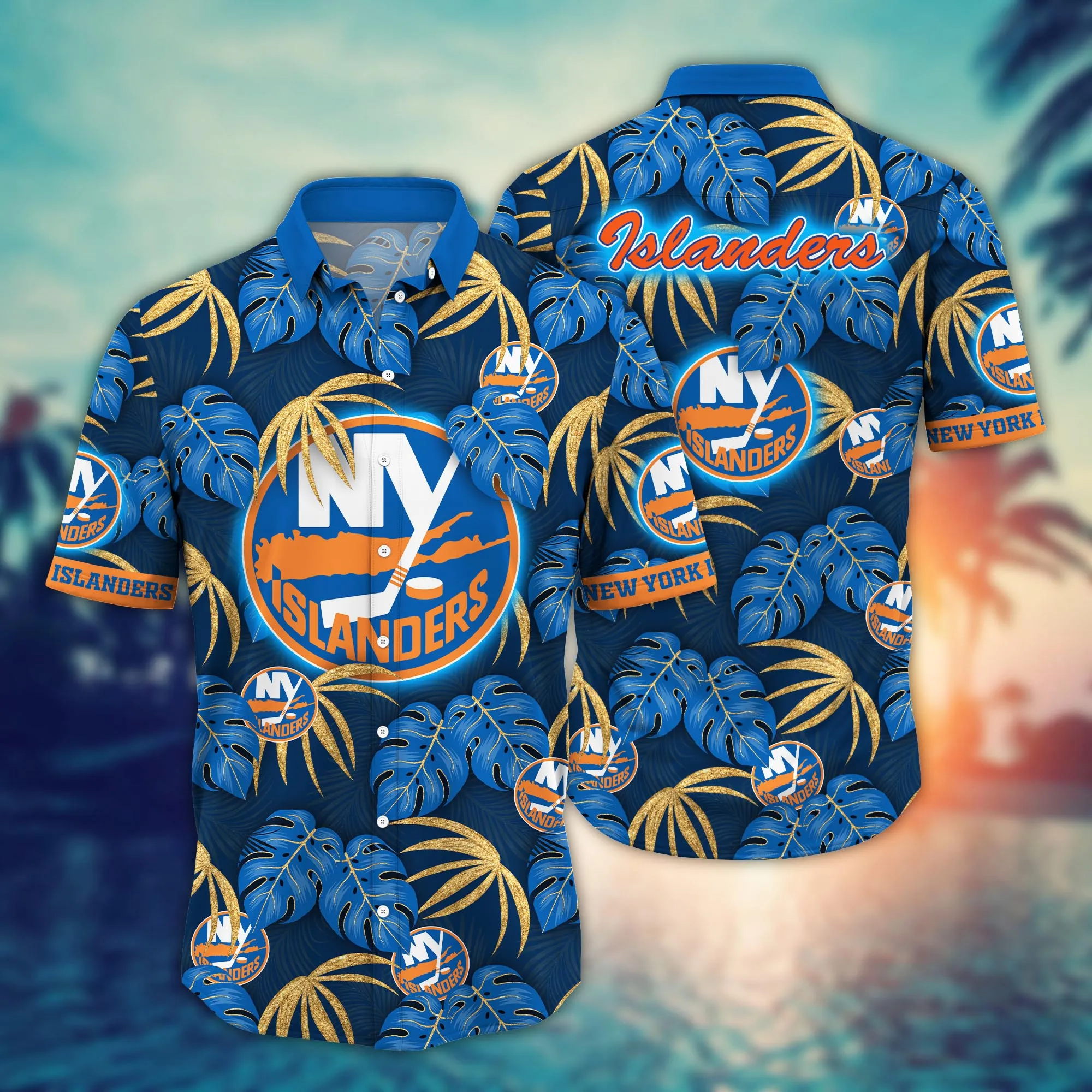 New York Islanders NHL Hawaiian Shirt Sea Breeze Aloha Shirt