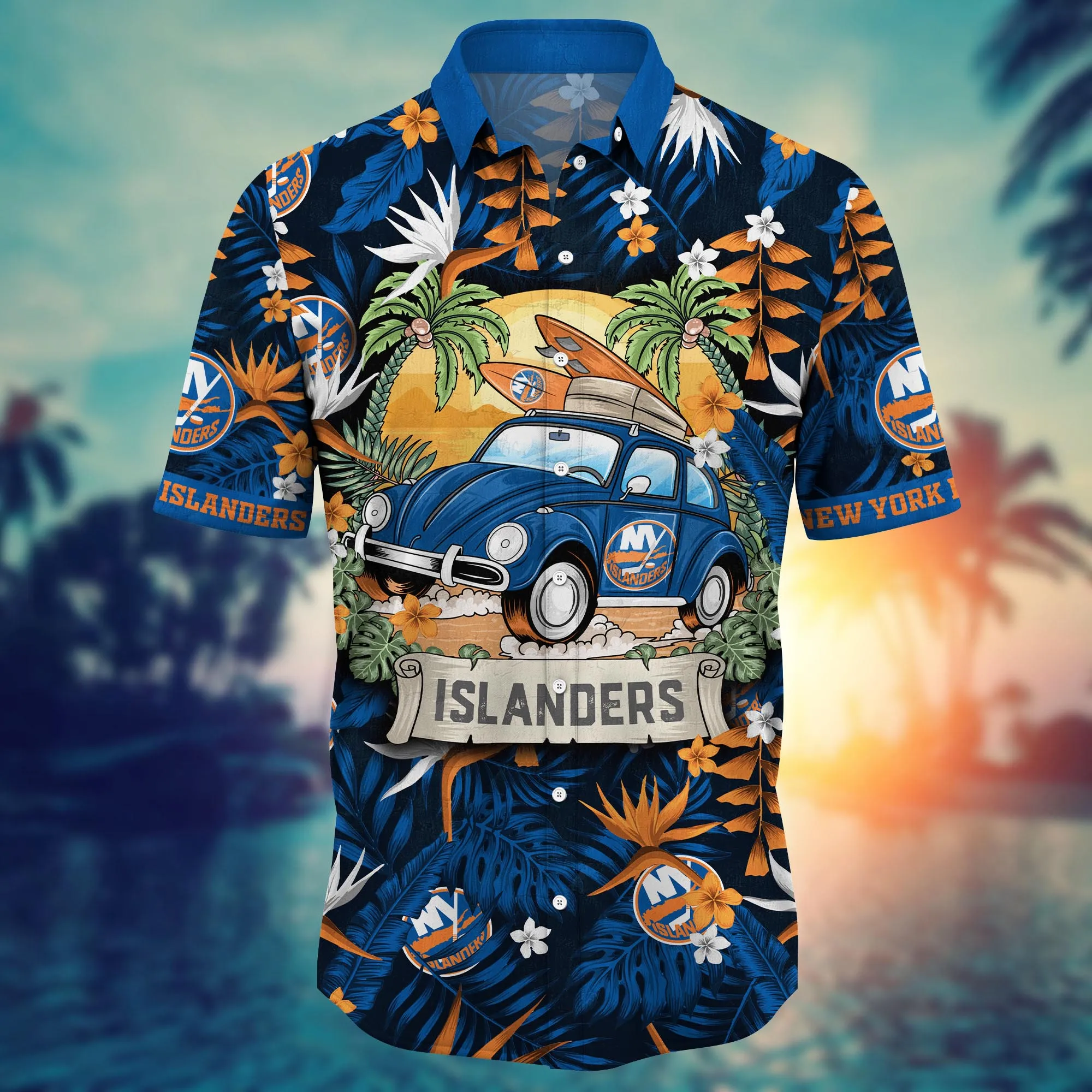 New York Islanders NHL Hawaiian Shirt Sunscreentime Aloha Shirt