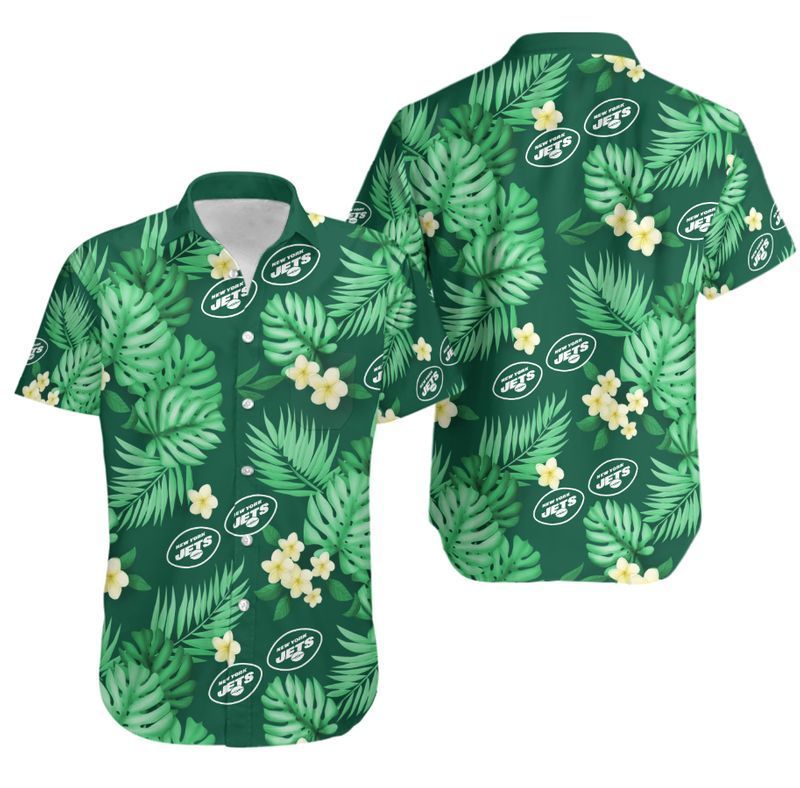 New York Jets NFL Gift For Fan Hawaii Shirt And Shorts Summer Collection Trendy Aloha