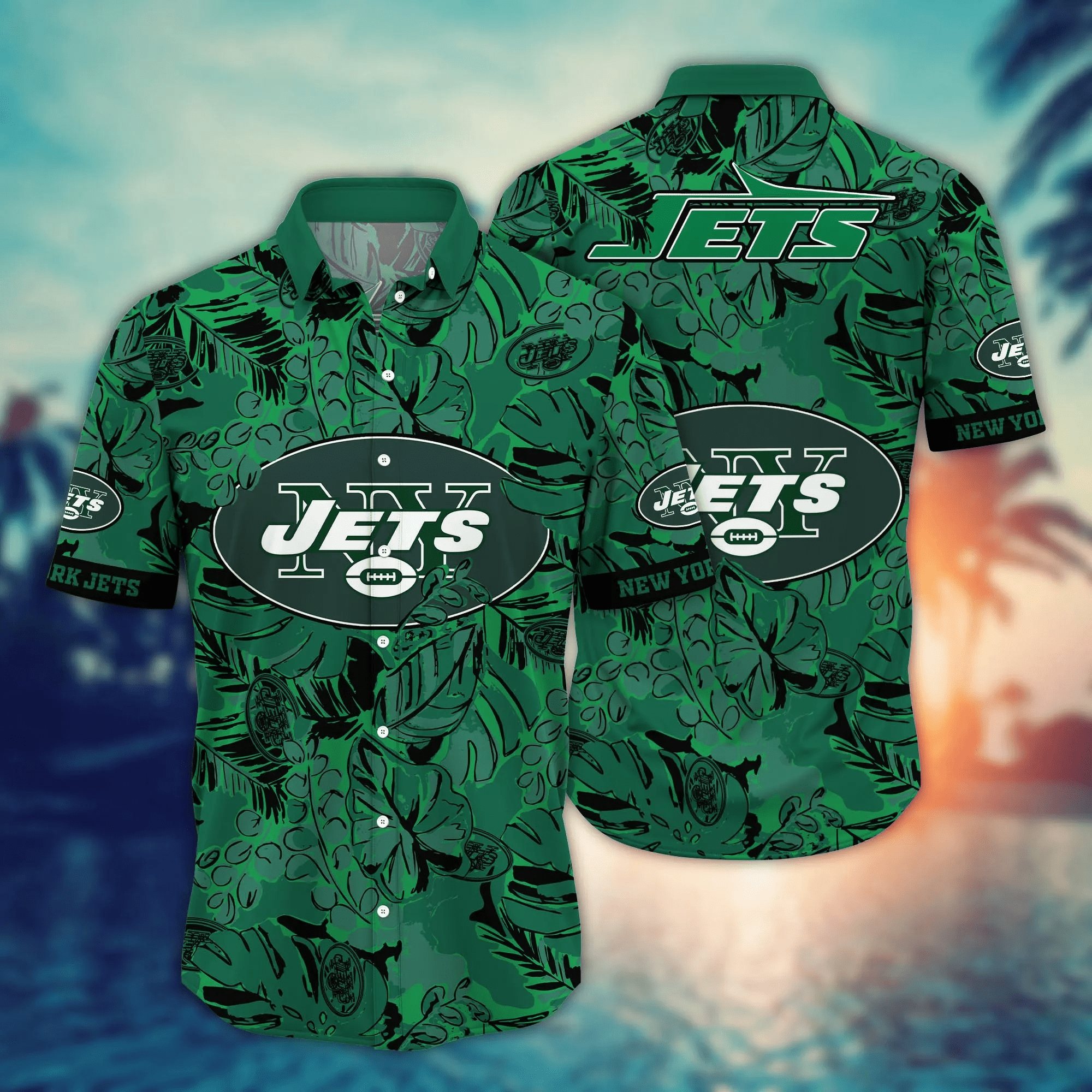 New York Jets NFL Hawaiian Shirt August Aloha Shirt