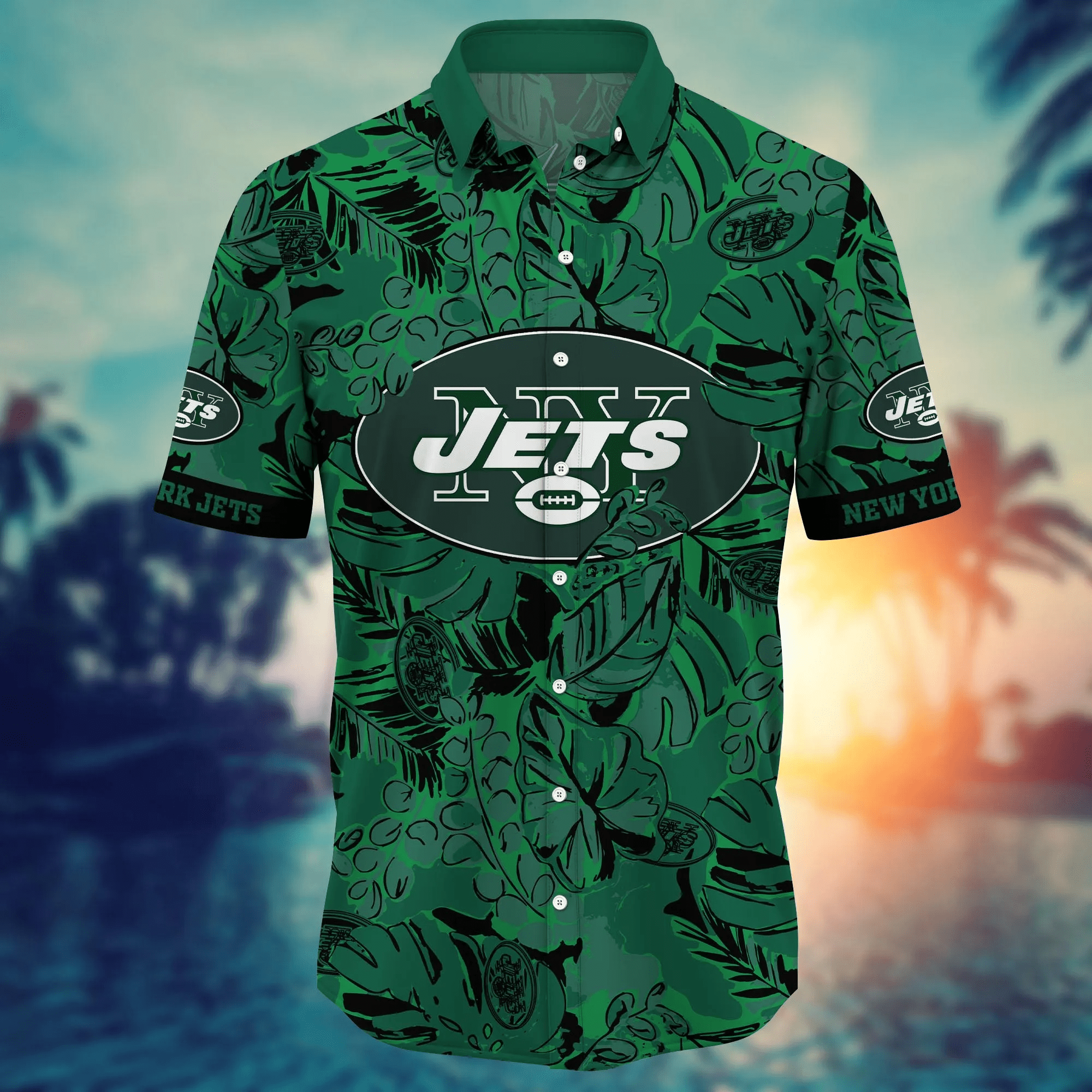 New York Jets NFL Hawaiian Shirt August Aloha Shirt