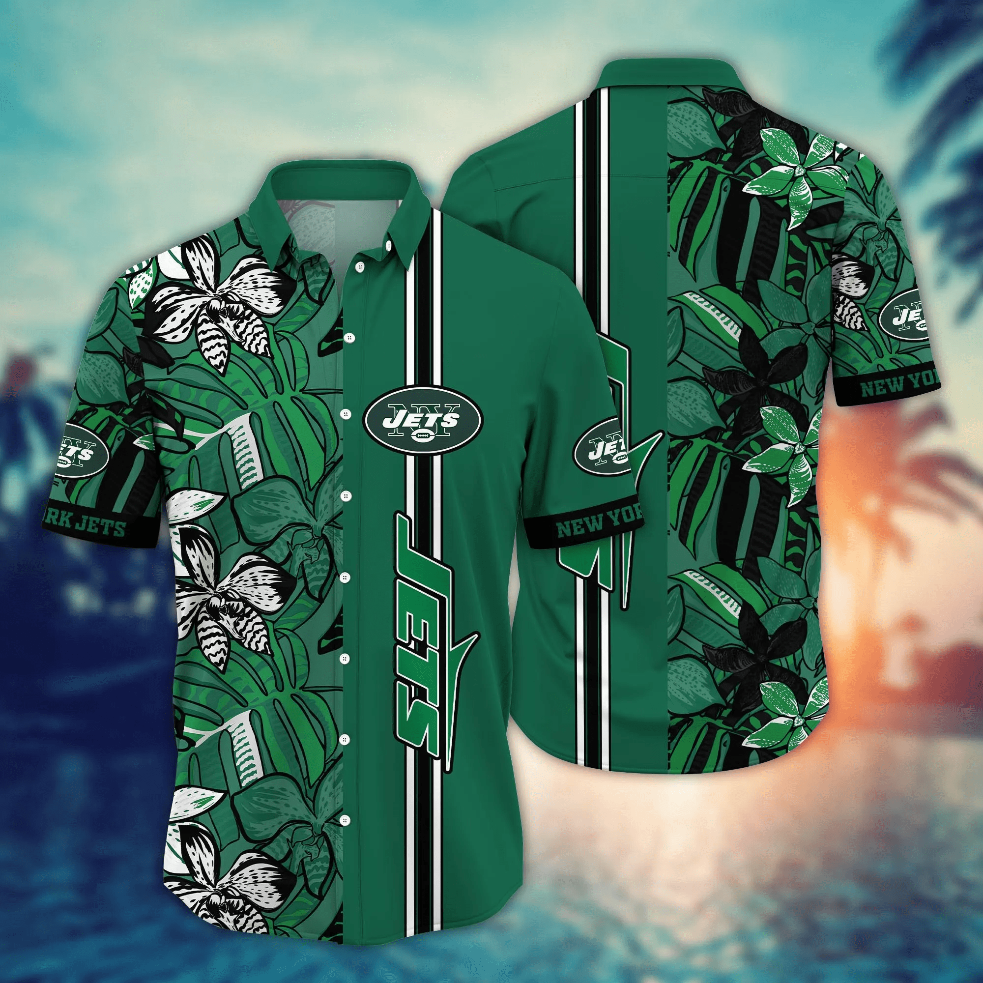 New York Jets NFL Hawaiian Shirt Ceiling Fans Aloha Shirt