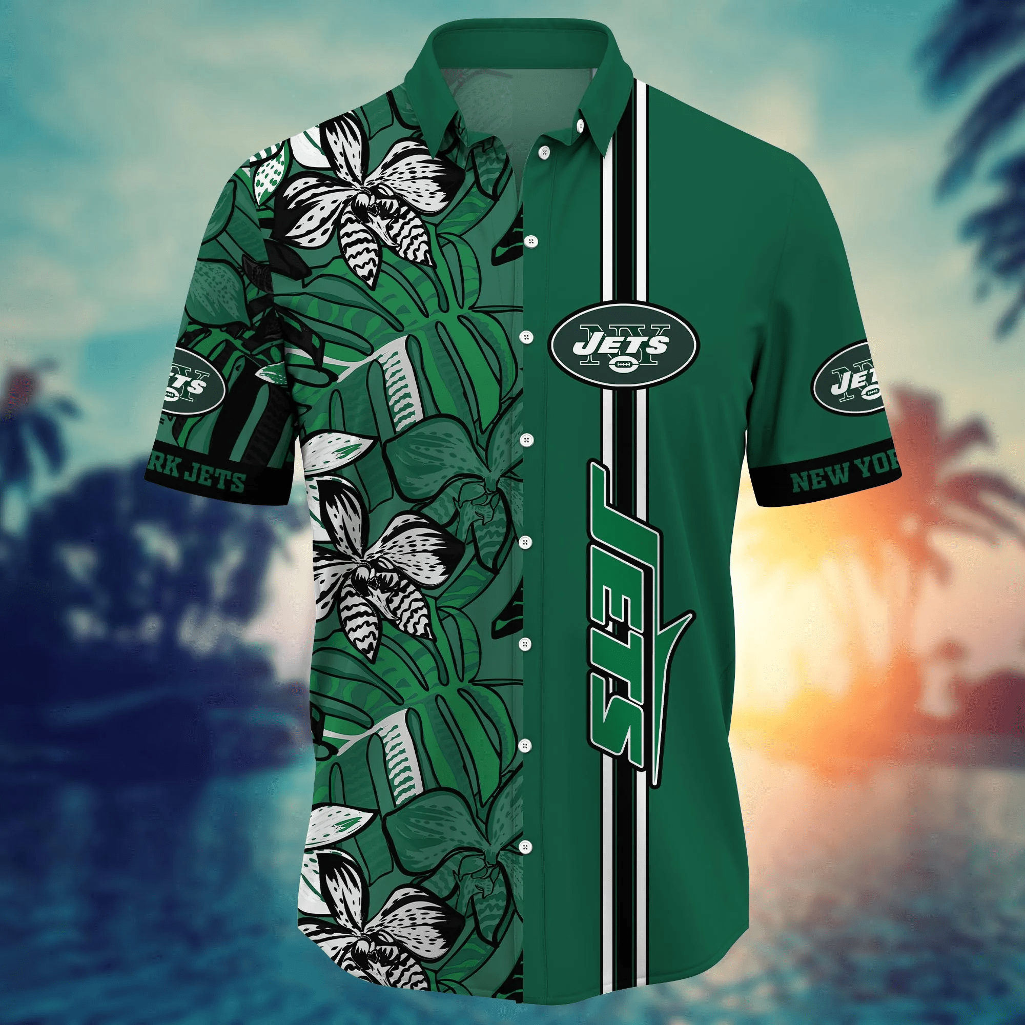 New York Jets NFL Hawaiian Shirt Ceiling Fans Aloha Shirt