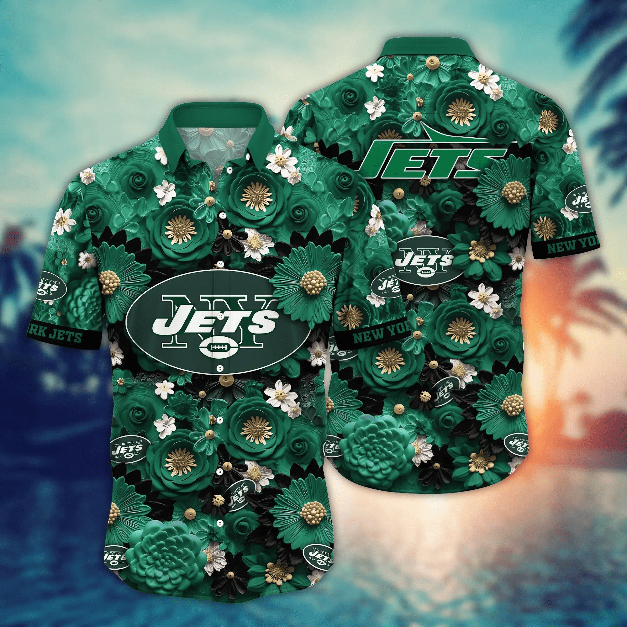 New York Jets NFL Hawaiian Shirt Trending For This Summer Customize Shirt Any Team