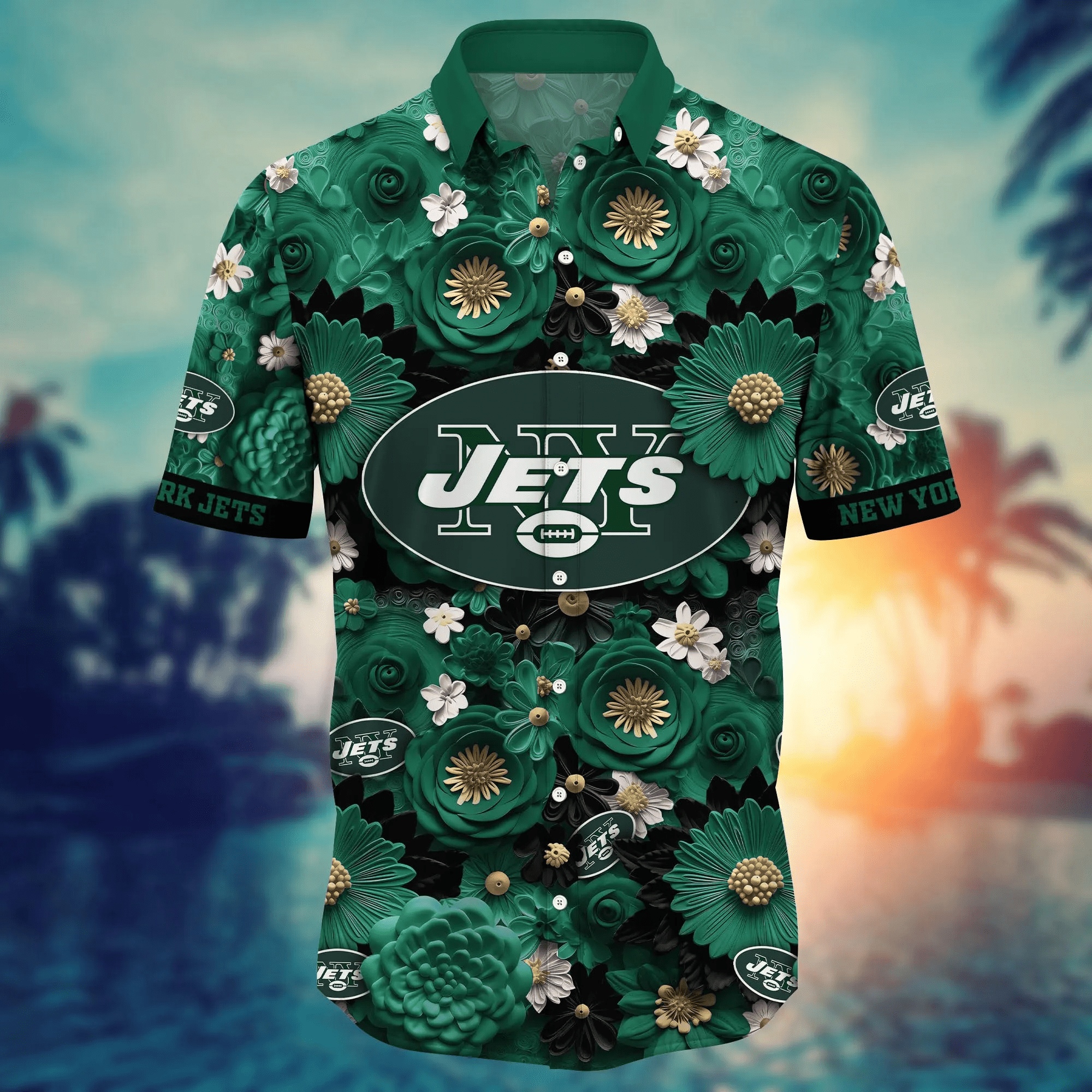 New York Jets NFL Hawaiian Shirt Trending For This Summer Customize Shirt Any Team