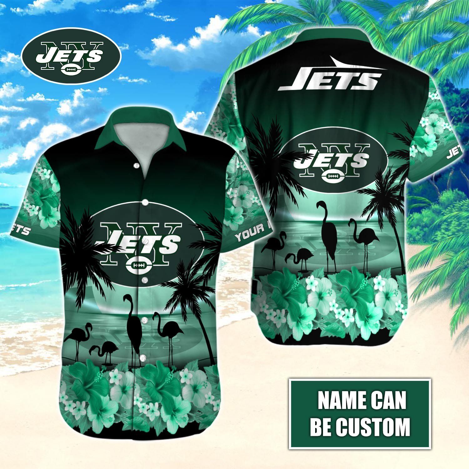 New York Jets Spirit Captured in Hawaiian Custom