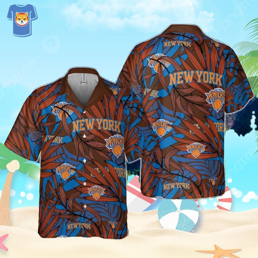 New York Knicks National Basketball Hawaiian Shirt New York Knicks National Basketball Hawaiian Shirt