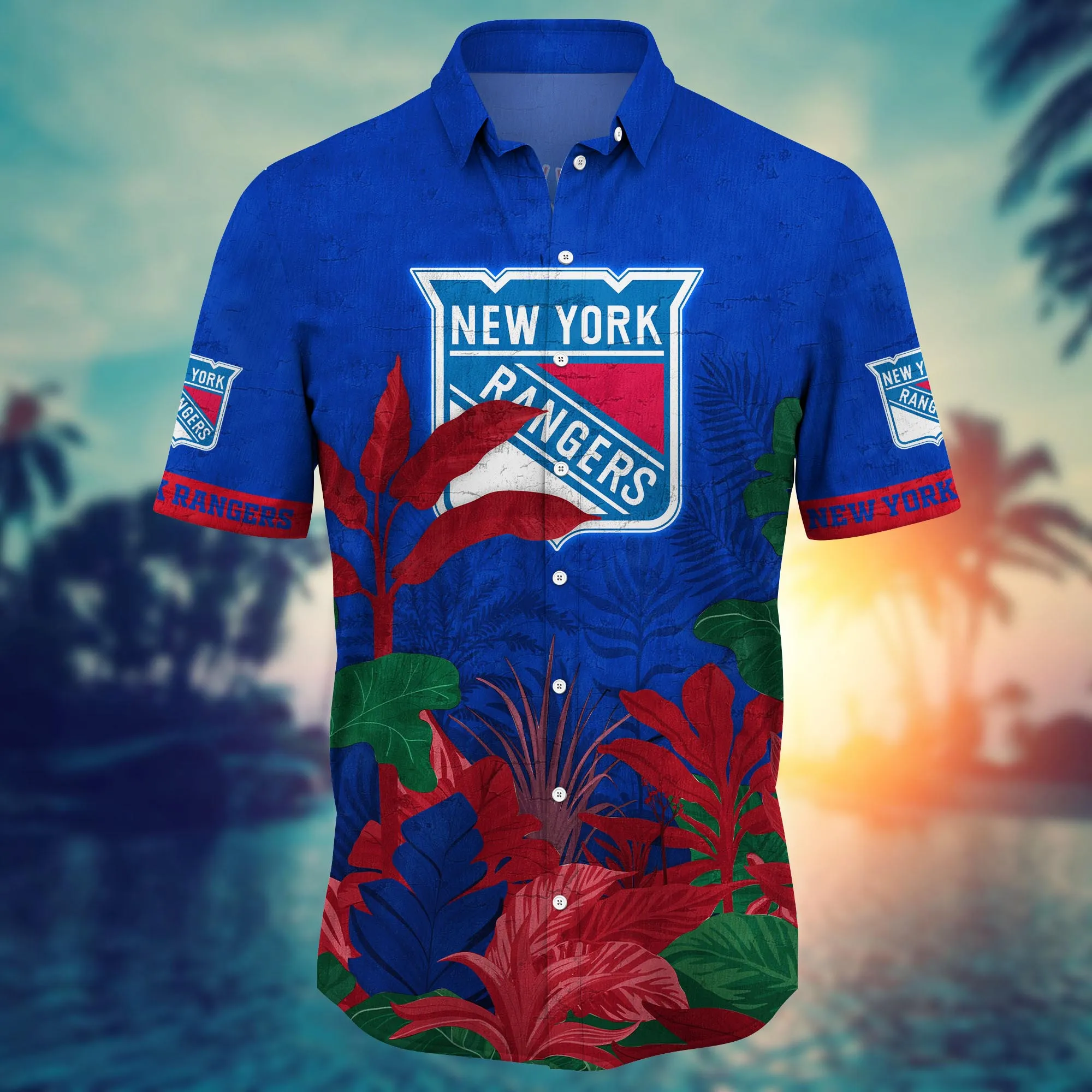New York Rangers NHL Hawaiian Shirt Hot Season Aloha Shirt