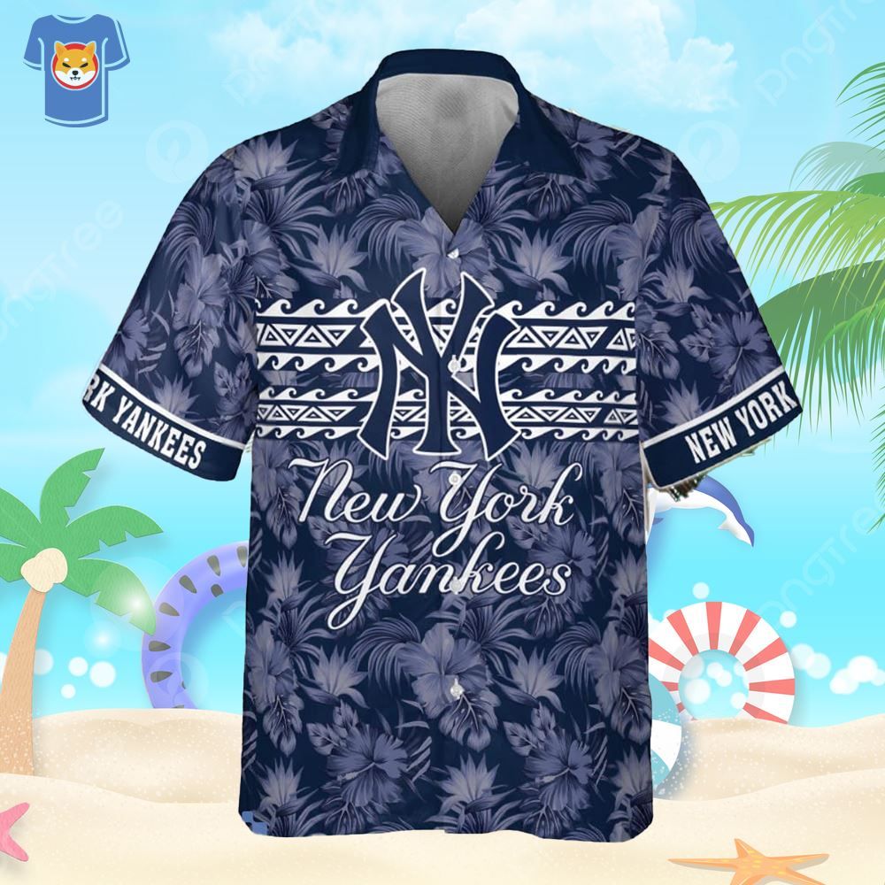 New York Yankees Major League Baseball Print Hawaiian Shirt