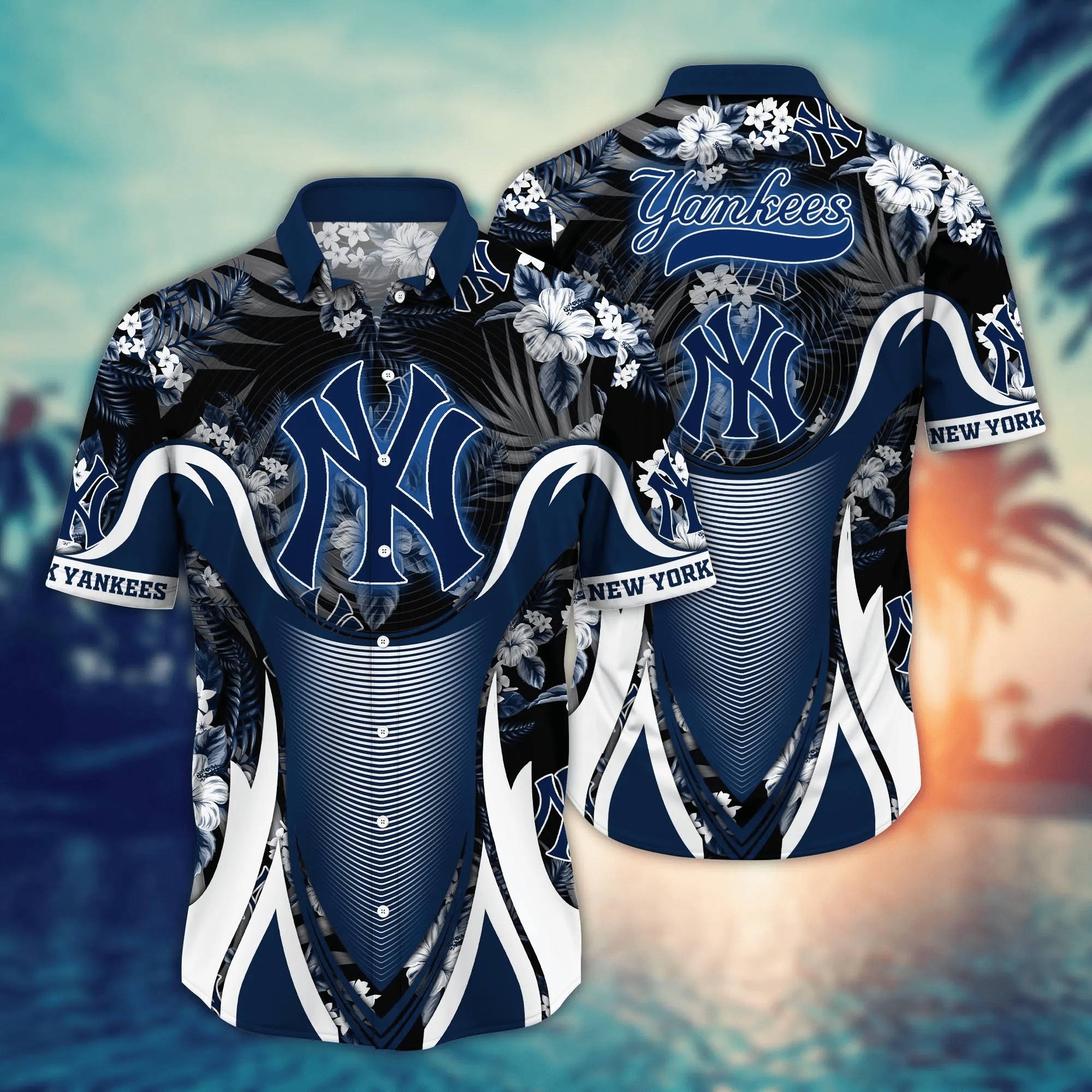 New York Yankees MLB Hawaiian Shirt August Aloha Shirt