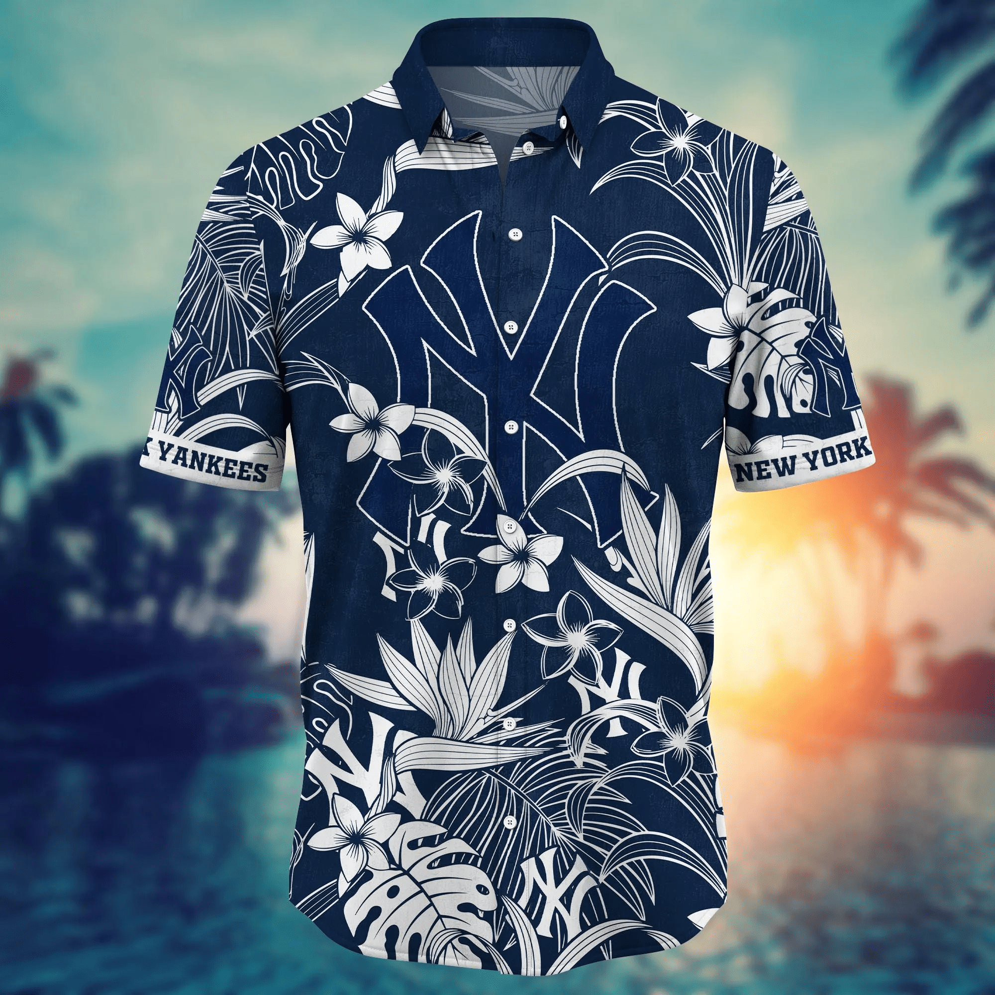 New York Yankees MLB Hawaiian Shirt Julytime Aloha Shirt