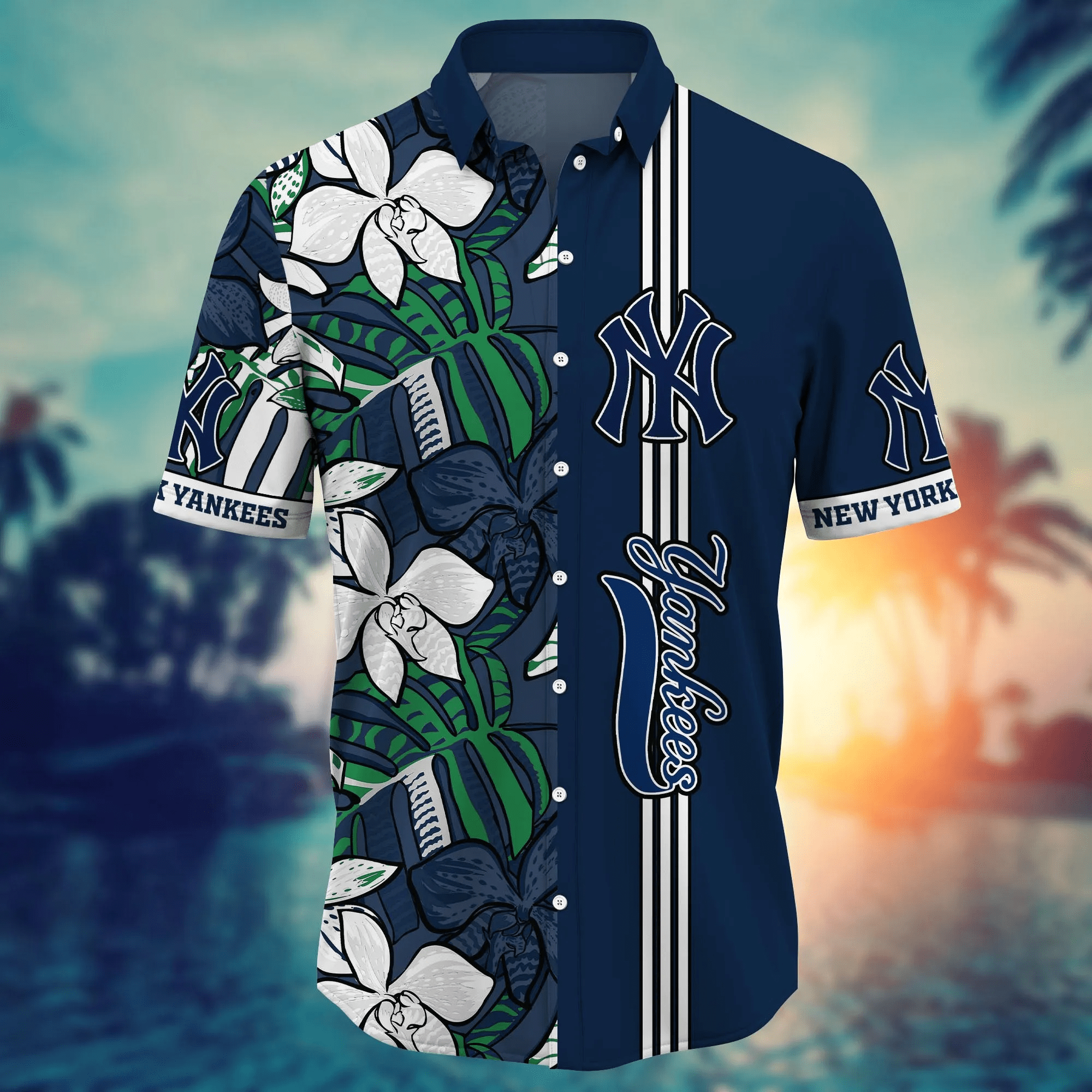 New York Yankees MLB Hawaiian Shirt Tanning Aloha Shirt