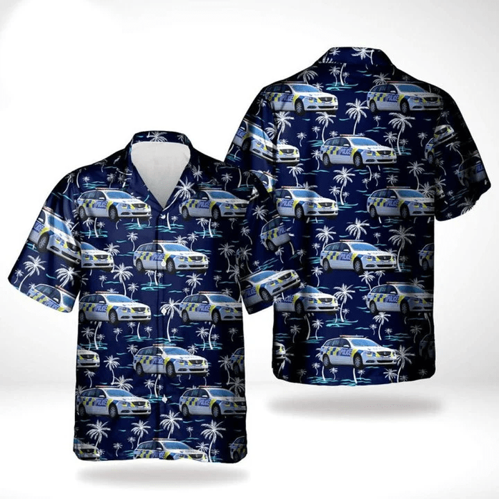 New Zealand Police Holden Commodore Evoke Trendy Hawaiian Shirt