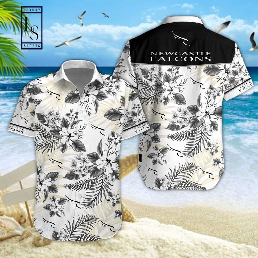 Newcastle Falcons Hawaiian Ensemble Shirt Plus Shorts