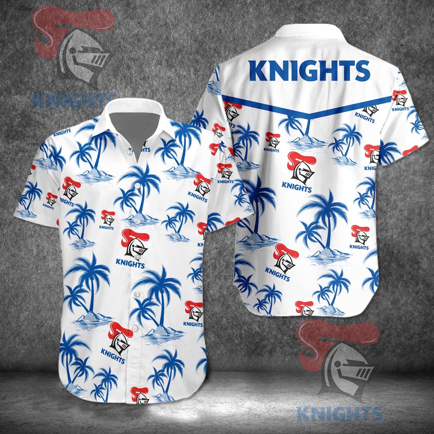 Newcastle Knights NRL Hawaiian Shirt Team Pride Fan Merchandise