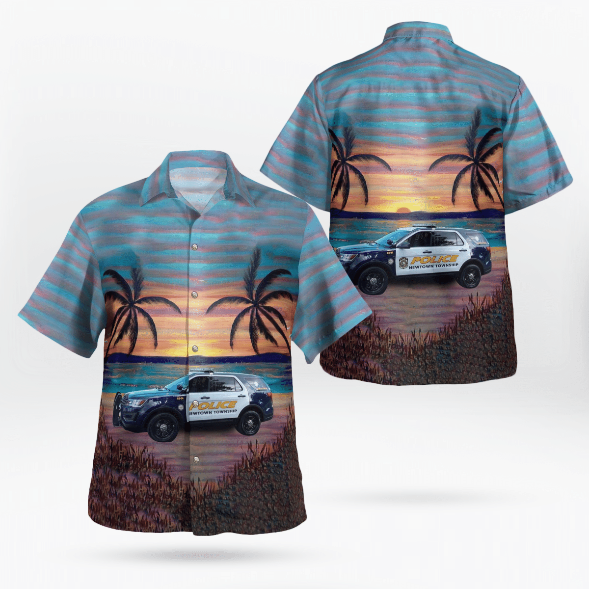 Newtown Borough Police Department Hawaiian Shirt