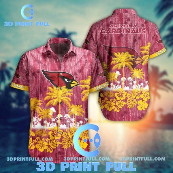 NFL Arizona Cardinals Hawaiian Shirt Summer Collection Trendy Aloha