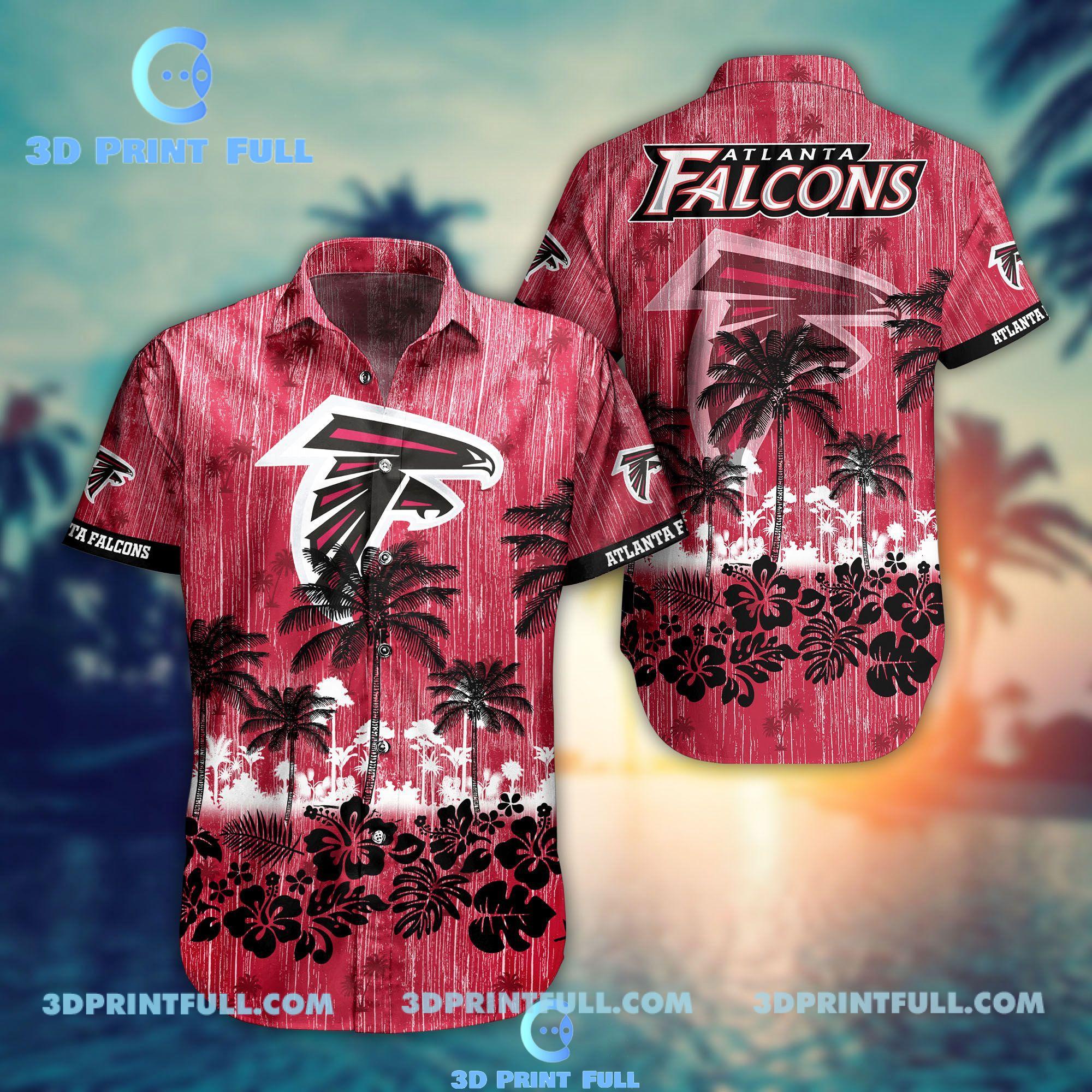 NFL Atlanta Falcons Hawaiian Shirt And Short Summer Trendy Aloha Design 1