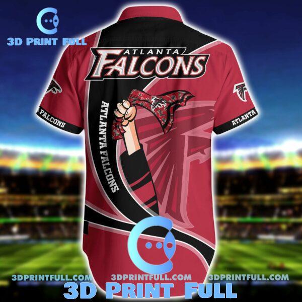 NFL Atlanta Falcons Hawaiian Shirt Short 2
