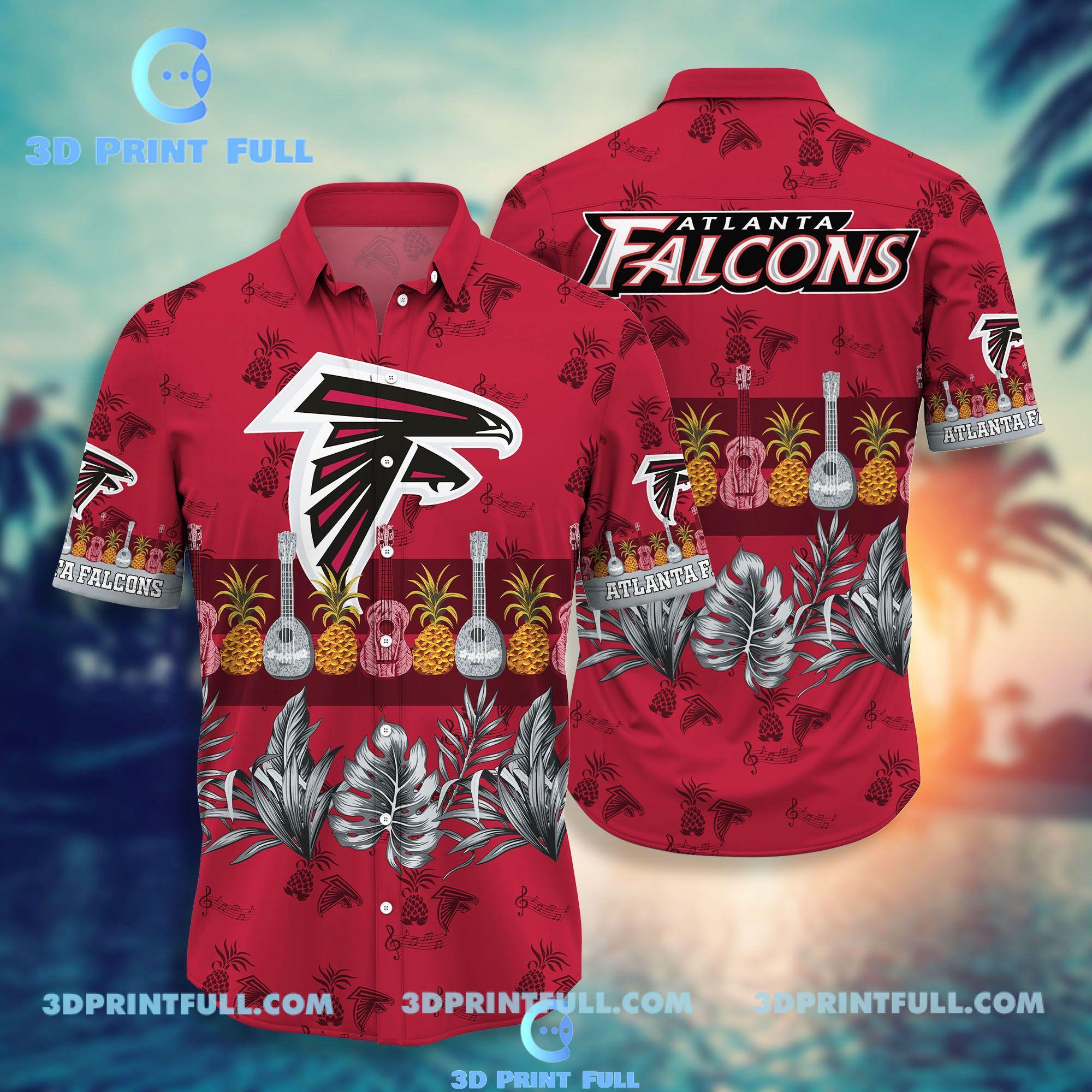 NFL Atlanta Falcons Hawaiian Shirt Short Hot Trending Summer Collection Trendy Aloha
