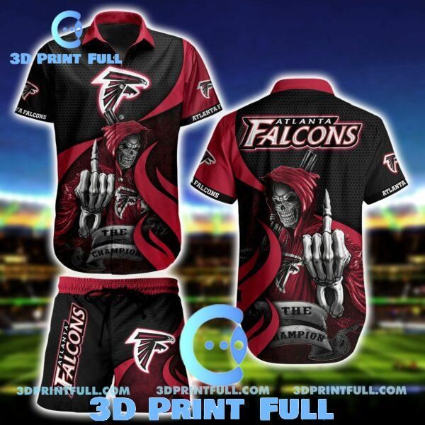 NFL Atlanta Falcons Hawaiian Shirt Short Summer Collection Trendy Aloha