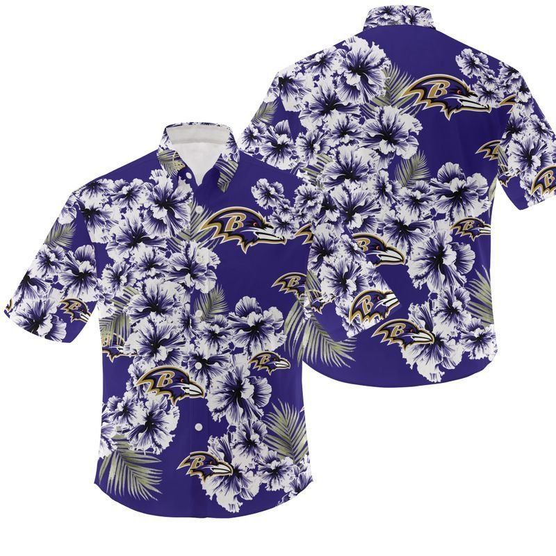 NFL Baltimore Ravens NFL Gift For Fan Hawaiian Graphic Print Short