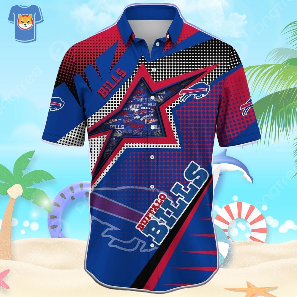 NFL Buffalo Bills Hawaiian Shirt Beach Gift For Dad