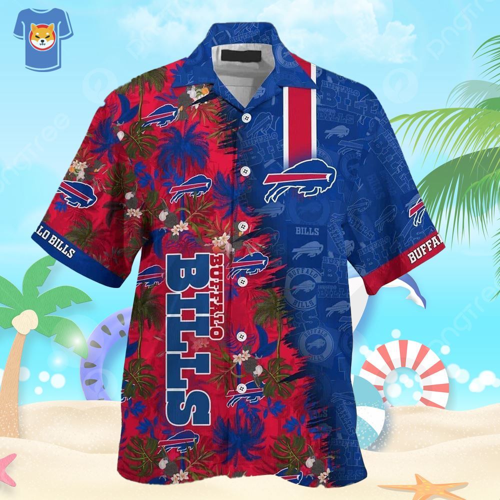 NFL Buffalo Bills Hawaiian Shirt Birthday Gift For Beach Lovers
