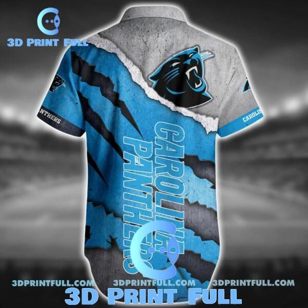 NFL Carolina Panthers Hawaiian Shirt Short 6