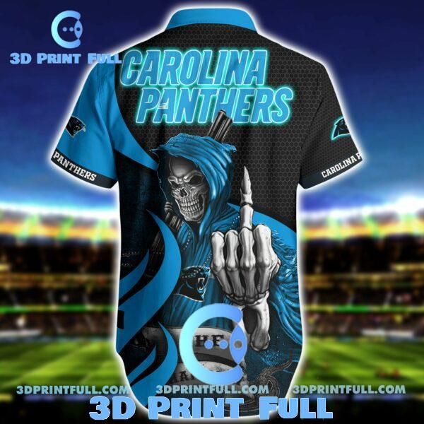 NFL Carolina Panthers Hawaiian Shirt Short 9