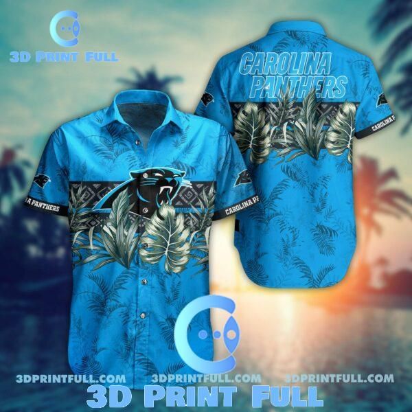 NFL Carolina Panthers Hawaiian Shirt Short Trending Summer Collection Trendy Aloha