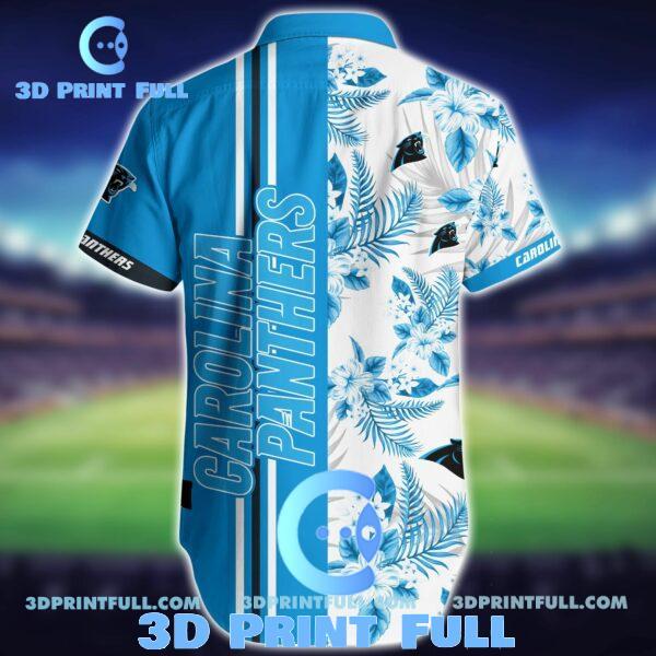 NFL Carolina Panthers Hawaiian Shirt Shorts