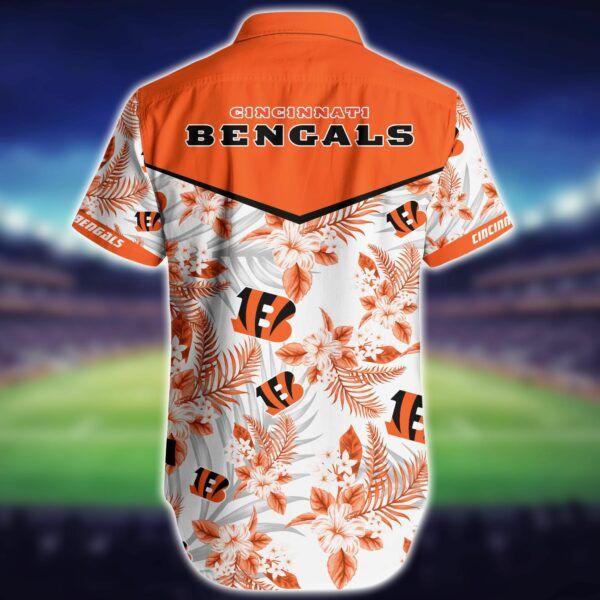 NFL Cincinnati Bengals Hawaiian Shirt Short For Fans 02