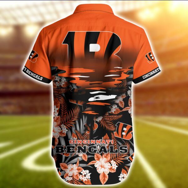 NFL Cincinnati Bengals Hawaiian Shirt Short For Fans 04