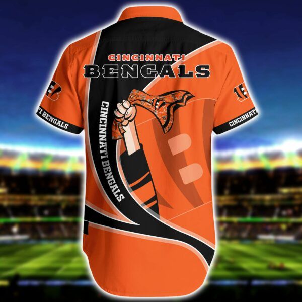 NFL Cincinnati Bengals Hawaiian Shirt Short For Fans 05