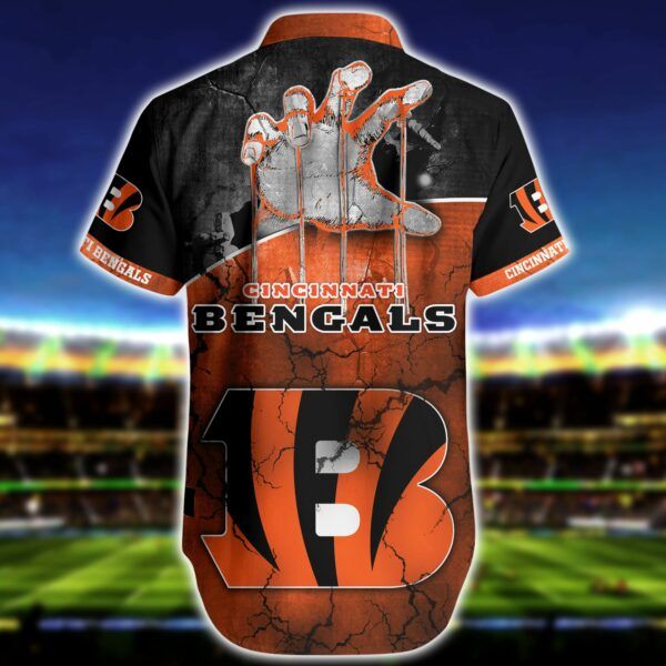 NFL Cincinnati Bengals Hawaiian Shirt Short For Fans 07