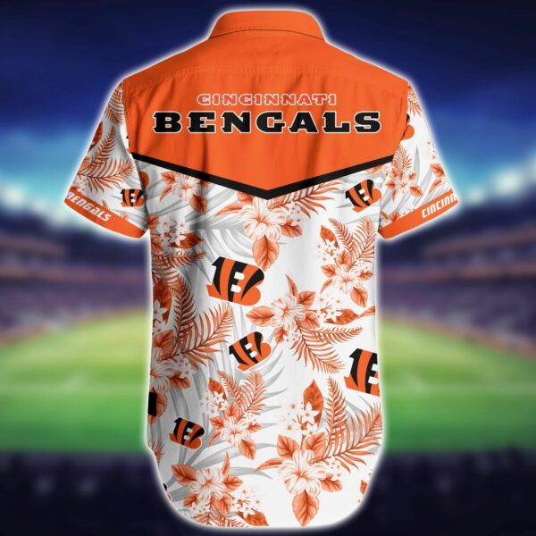 NFL Cincinnati Bengals Hawaiian Shirt Short Kingkong Godzilla
