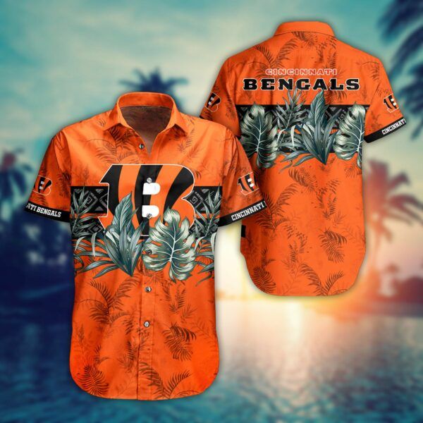 NFL Cincinnati Bengals Hawaiian Shirt Short Style Hot Trending Summer Collection Trendy Aloha