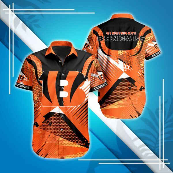 NFL Cincinnati Bengals Hawaiian Shirt Top Trending Summer Collection Trendy Aloha