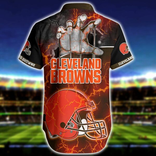 NFL Cleveland Browns Hawaiian Shirt Short Summer 01