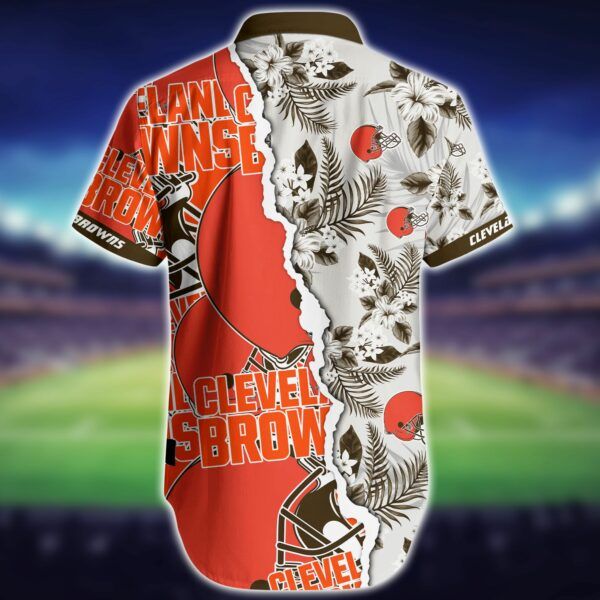 NFL Cleveland Browns Hawaiian Shirt Short Summer 02