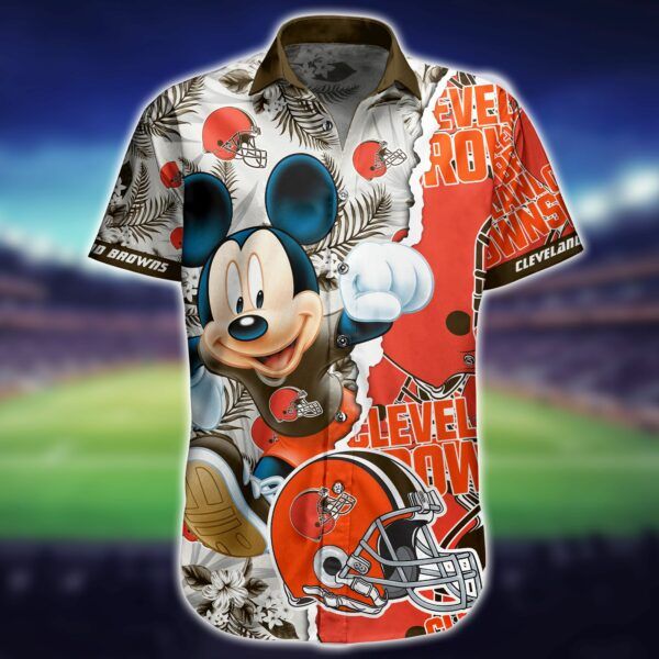 NFL Cleveland Browns Hawaiian Shirt Short Summer 02
