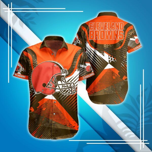 NFL Cleveland Browns Hawaiian Shirt Top Trending Summer Collection Trendy Aloha