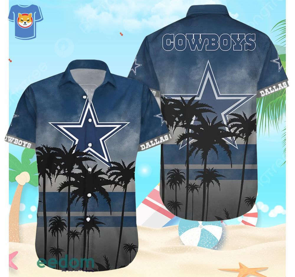 NFL Dallas Cowboys Coconut Pattern Aloha Beach Gift Hawaiian Shirt For Men And Women